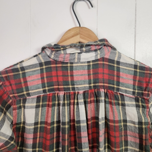 Ralph Lauren Denim & Supply Red Plaid Long Sleeve Button Down Shirt Size Small - Picture 4 of 7